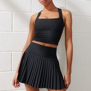 COPY - Abercrombie (YPB) black tennis skirt